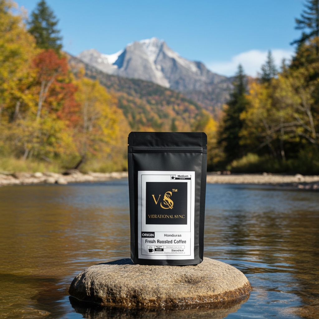 Honduras single origin coffee brewed cup — Vibrational Sync