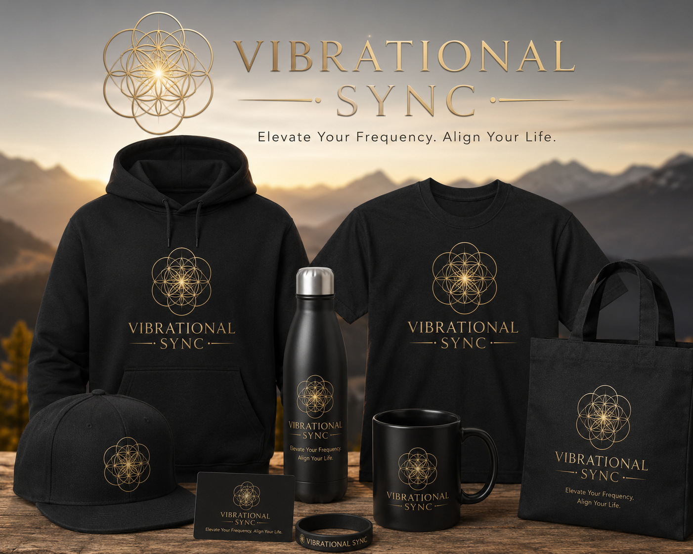 Vibrate Higher vivid image of hats, drink ware, shirts