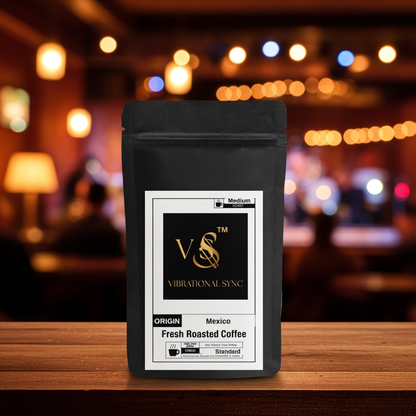 Mexico single origin coffee brewed cup — Vibrational Sync