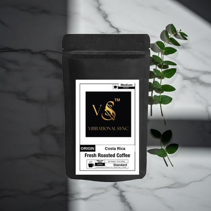 Costa Rica coffee brewed cup — Vibrational Sync