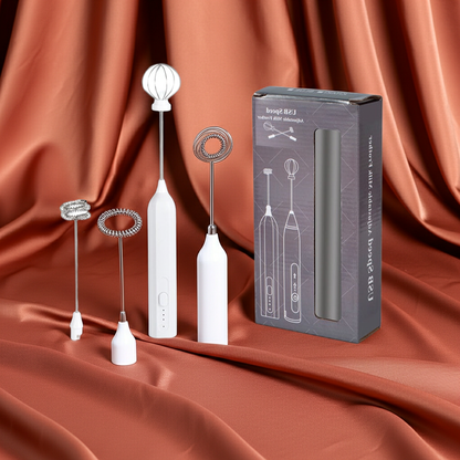 Rechargeable Handheld Milk Frother Wand