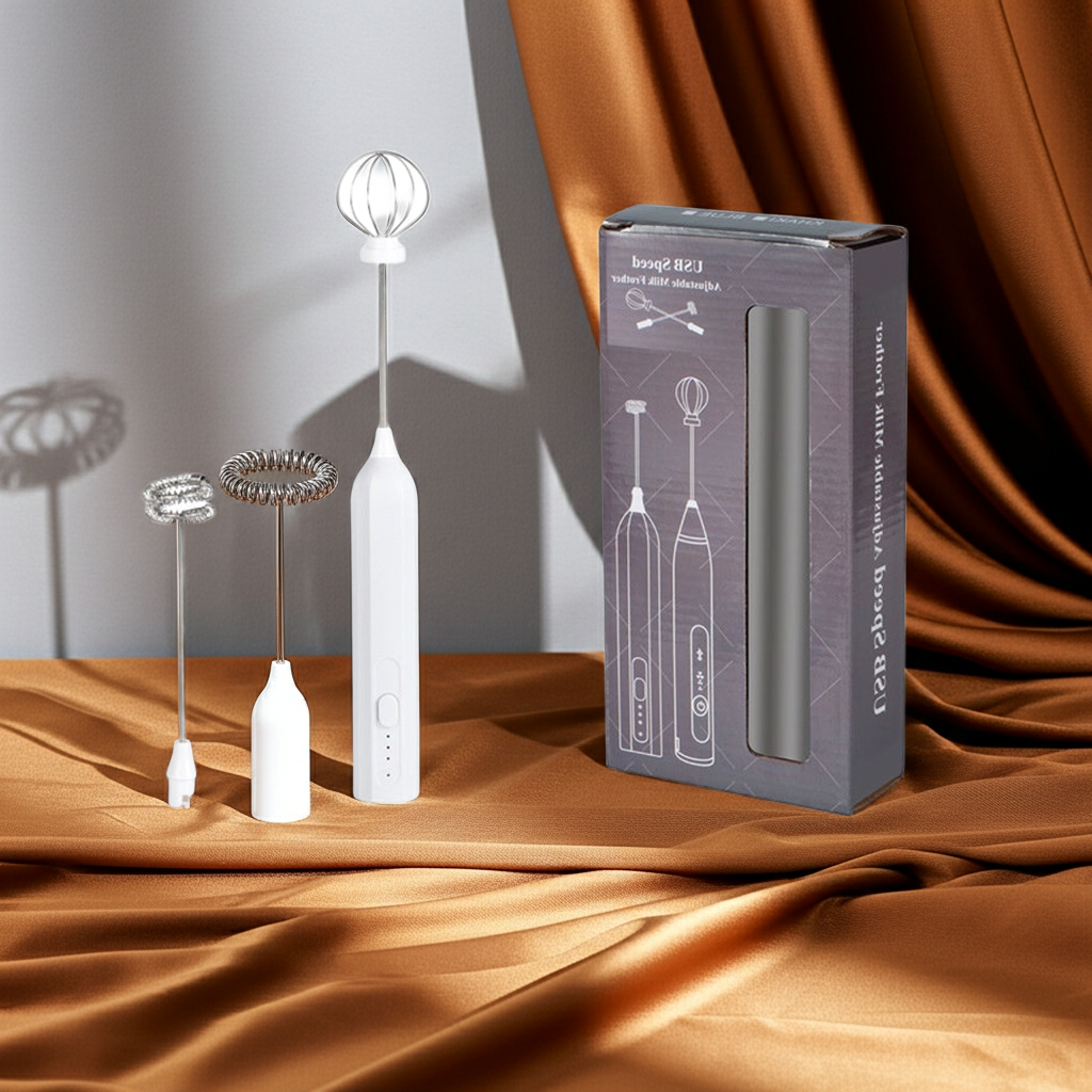 Rechargeable Handheld Milk Frother Wand