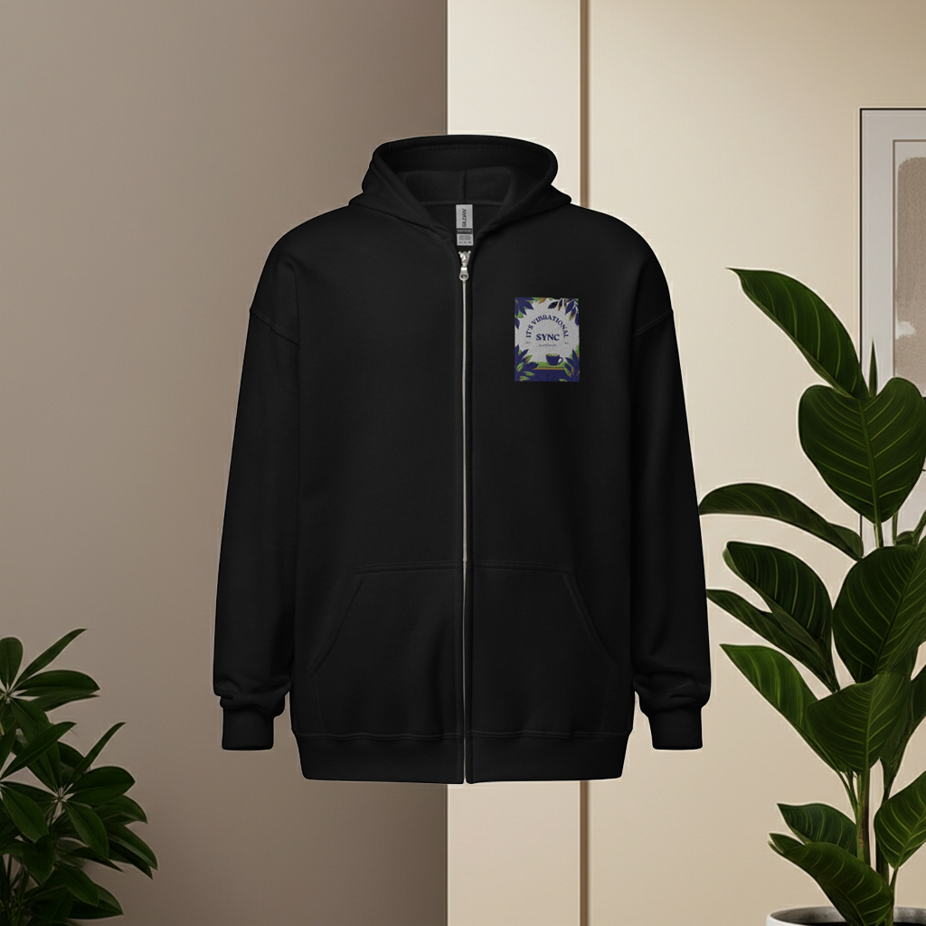 It's Vibrational Unisex heavy blend zip hoodie