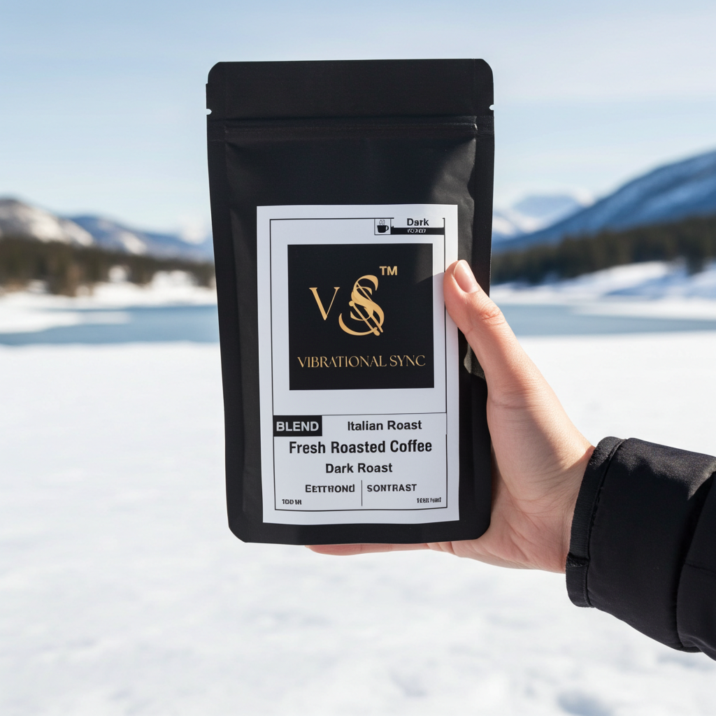 Italian Roast coffee brewed cup — Vibrational Sync