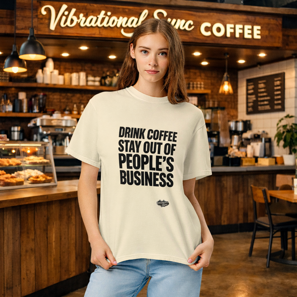 Heavyweight T-Shirt - 6.1oz Garment-Dyed Ring-Spun Cotton | VibrationalSync