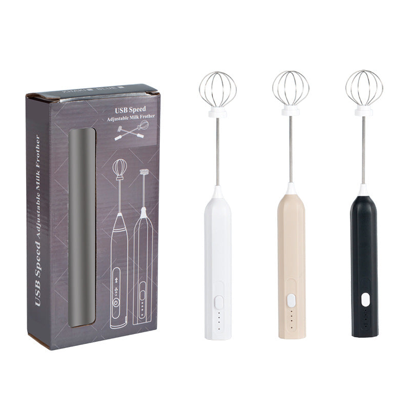 Rechargeable frother — color options