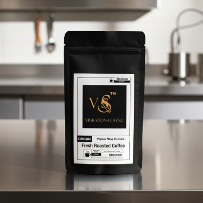 Papua New Guinea single origin coffee brewed cup — Vibrational Sync