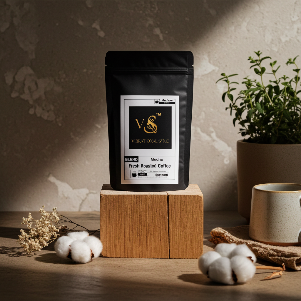 Mocha coffee brewed cup — Vibrational Sync