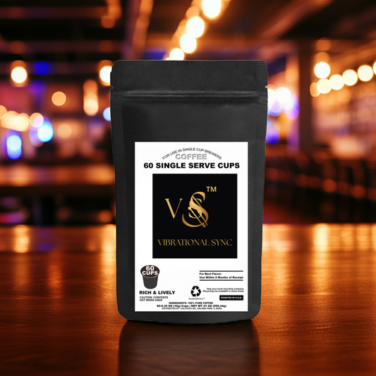 Original Roast coffee pods packaging detail — Vibrational Sync
