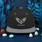 Premium Snapback Hat - Classic Flat Brim 6-Panel Cap | Vibrational Sync
