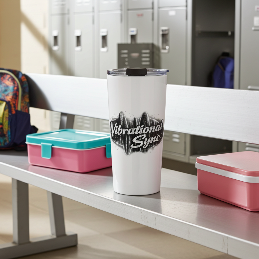 Insulated Tumbler with Lid – 20 oz Stainless Steel Hot & Cold Drink Travel Mug | Vibrational Sync