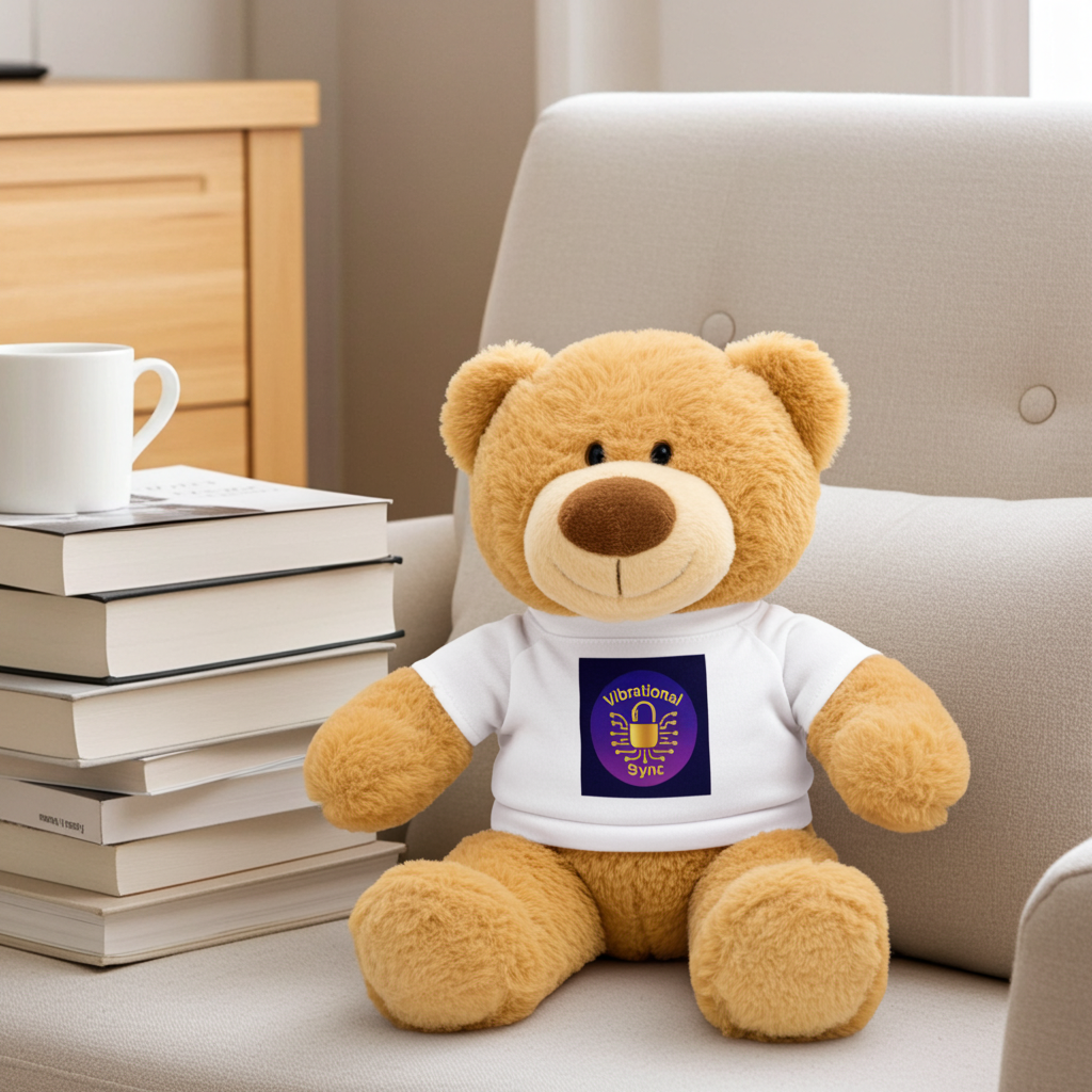Teddy Bear with a Vibrational Sync T-shirt