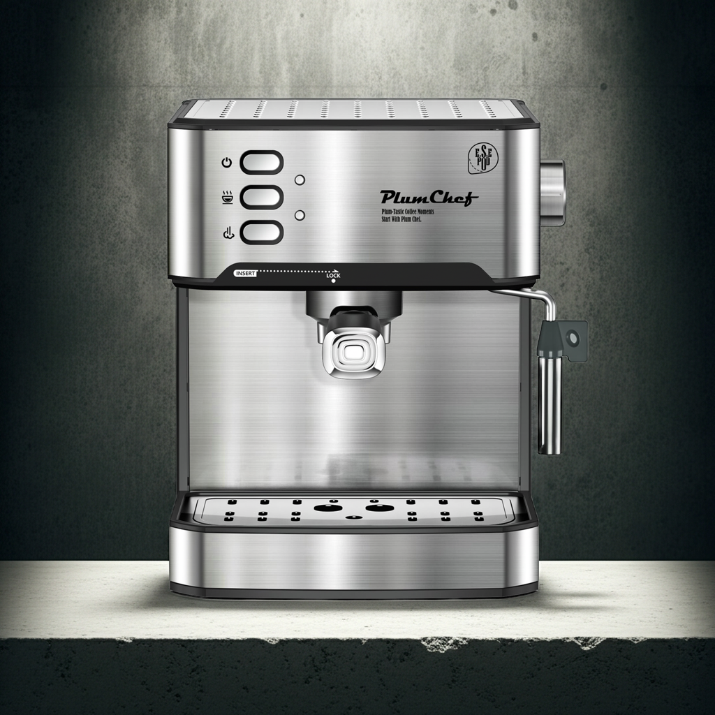 Barista 20-bar espresso machine with milk frother — product view