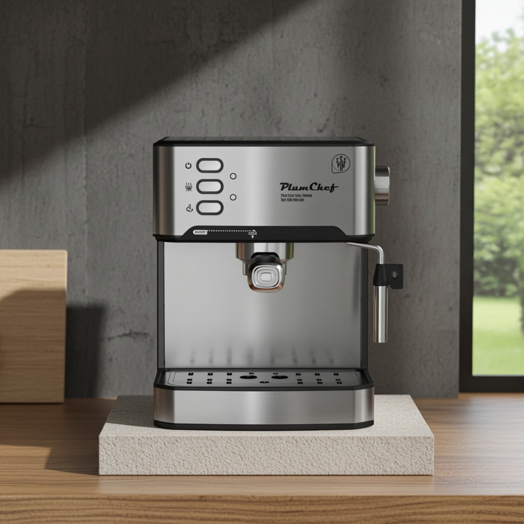 Espresso machine milk frother steam wand detail