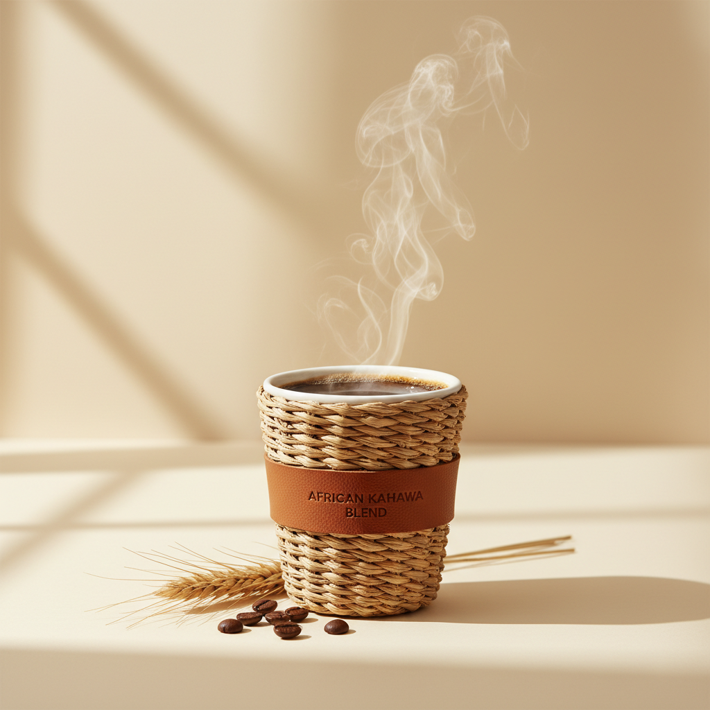 African Kahawa Blend Coffee - Premium Medium Roast | VibrationalSync