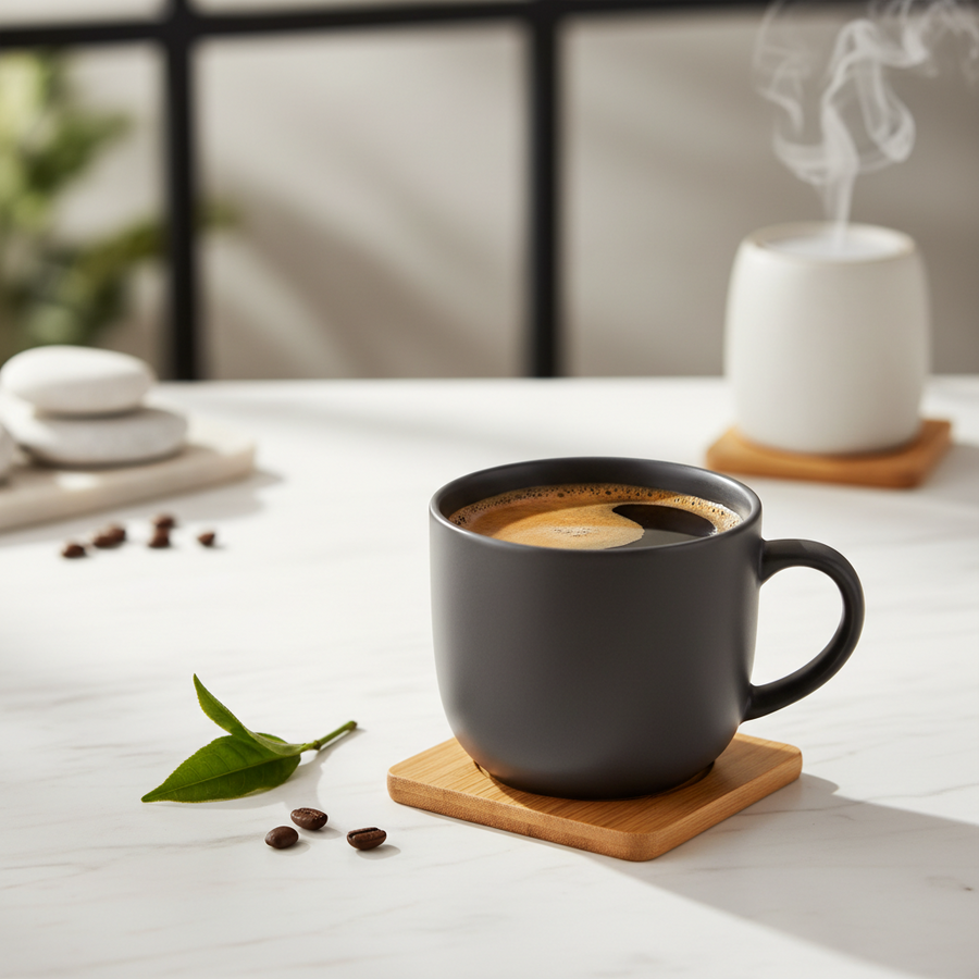 Asian Plateau Blend Coffee - Premium Medium Roast | VibrationalSync