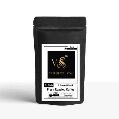 Vibrational Sync 6 Bean Blend coffee bag