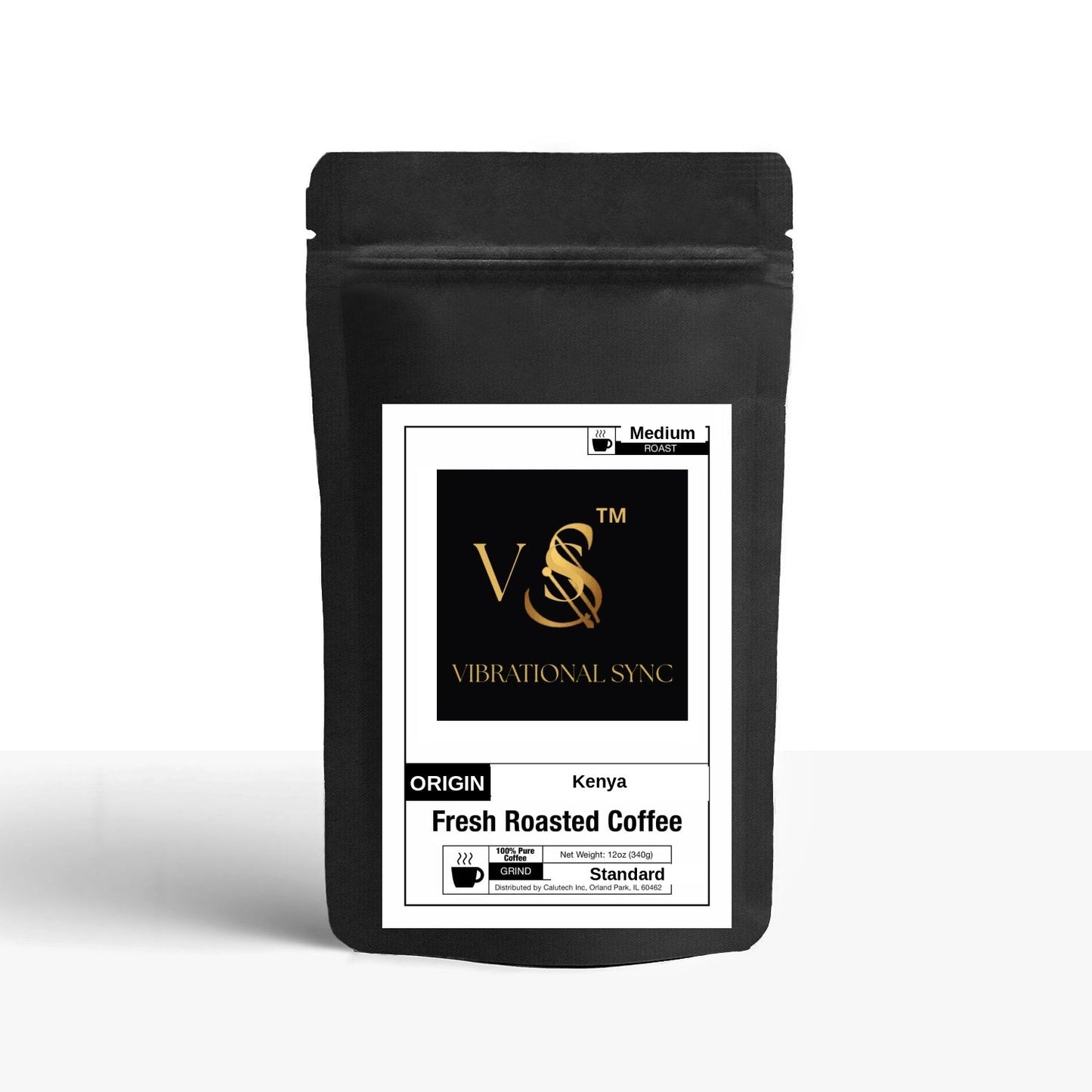 Vibrational Sync Kenya single origin coffee bag