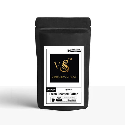 Vibrational Sync Uganda single origin coffee bag