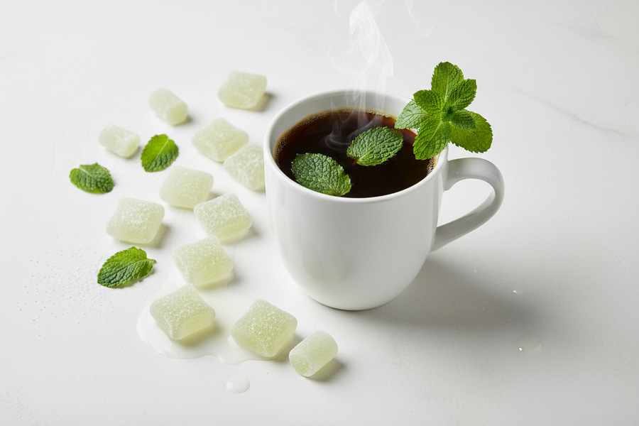 Mint Flavored Coffee - Natural Mint Premium Arabica | VibrationalSync