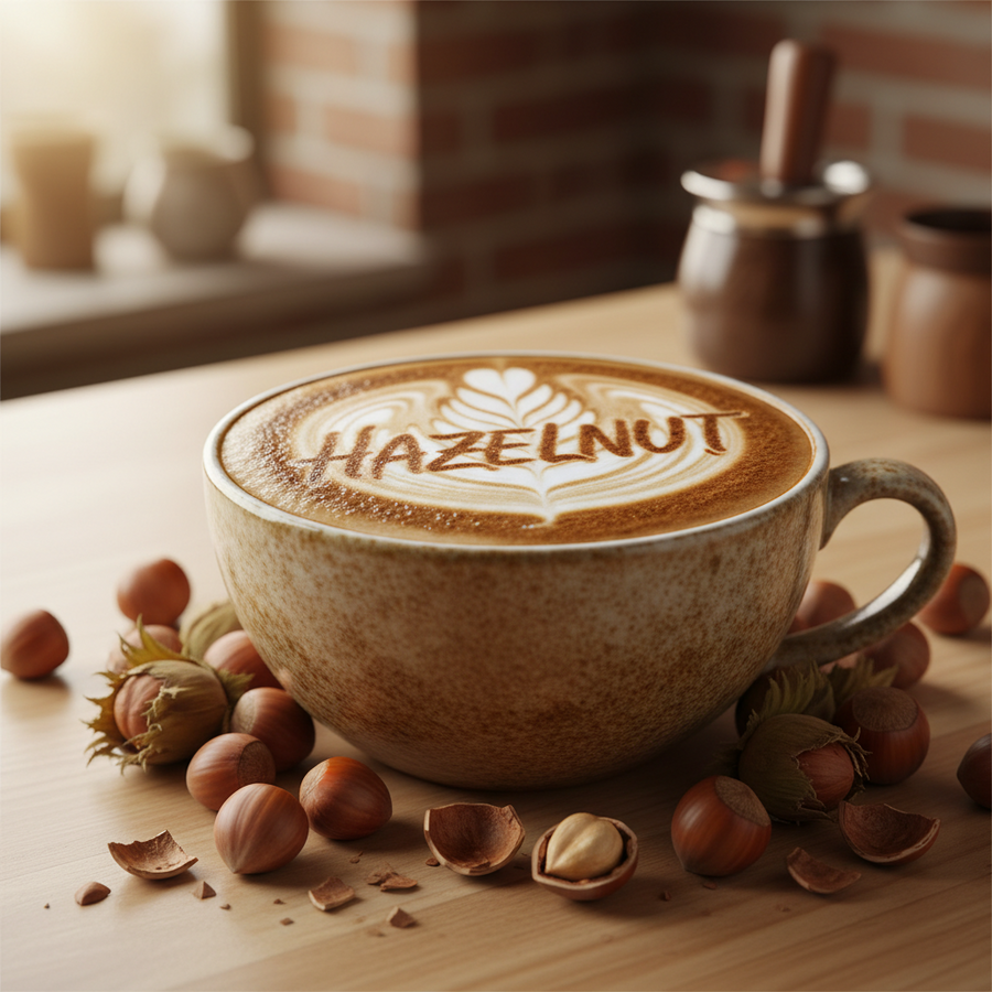 Hazelnut Coffee - Natural Hazelnut Flavored Medium Roast | VibrationalSync