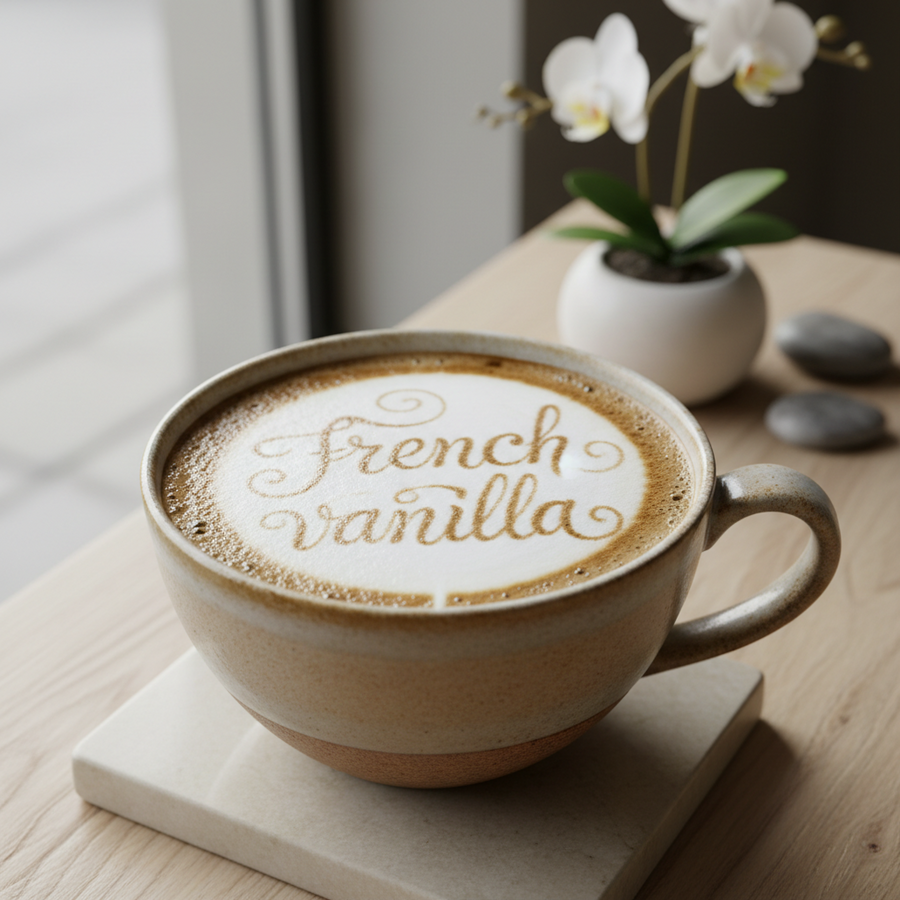 French Vanilla Coffee - Natural Vanilla Flavored Medium Roast | VibrationalSync