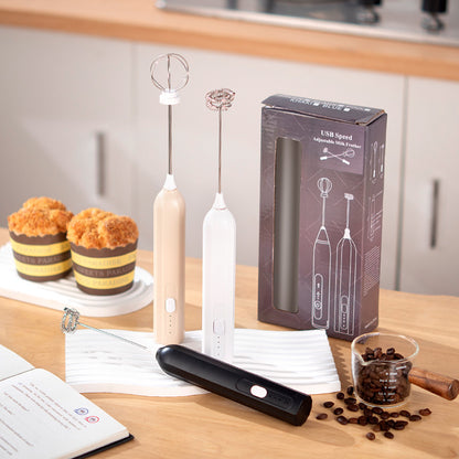 Milk frother whisk head detail