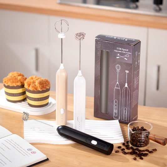 Milk frother whisk head detail
