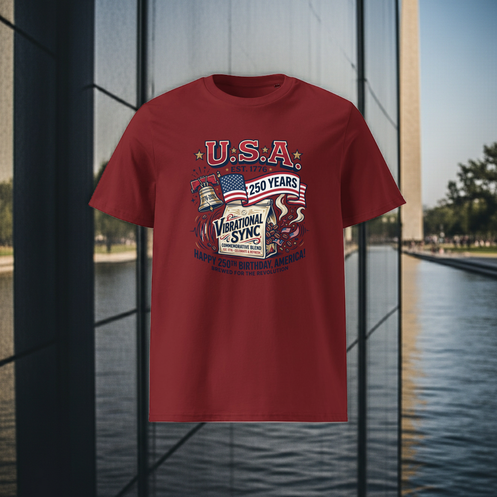 Celebration of America’s 250th birthday | Vibrational Sync T-Shirt