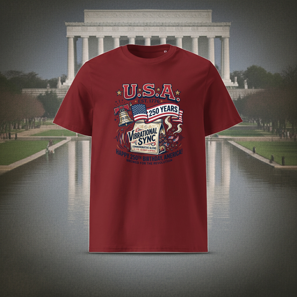 Celebration of America’s 250th birthday | Vibrational Sync T-Shirt