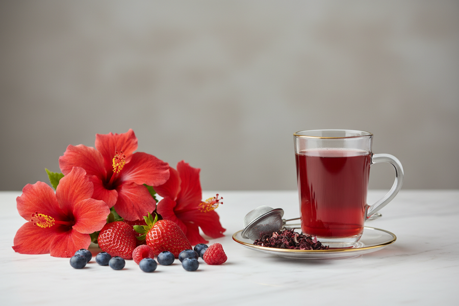 Hibiscus Berry Tea: Fruity Refreshment in Every Sip | VibrationalSync