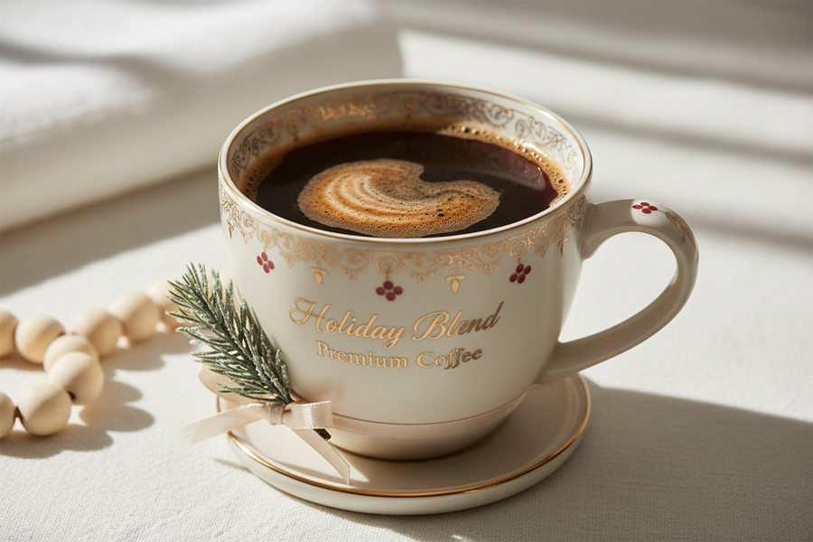 Holiday Blend Coffee - Seasonal Medium-Dark Roast | VibrationalSync
