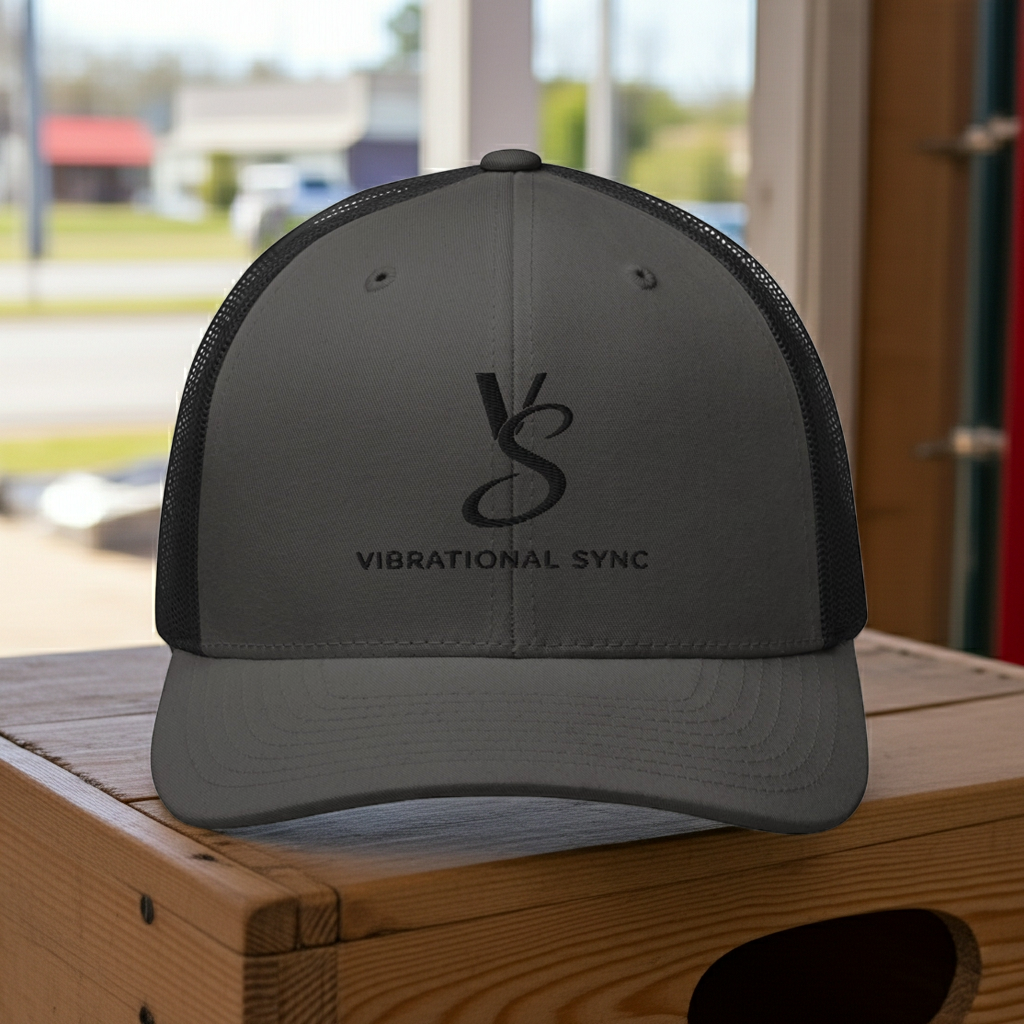 Trucker Cap – Breathable Mesh Back Hat | Vibrational Sync