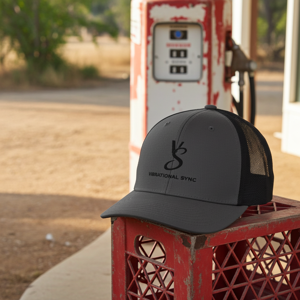 Trucker Cap – Breathable Mesh Back Hat | Vibrational Sync