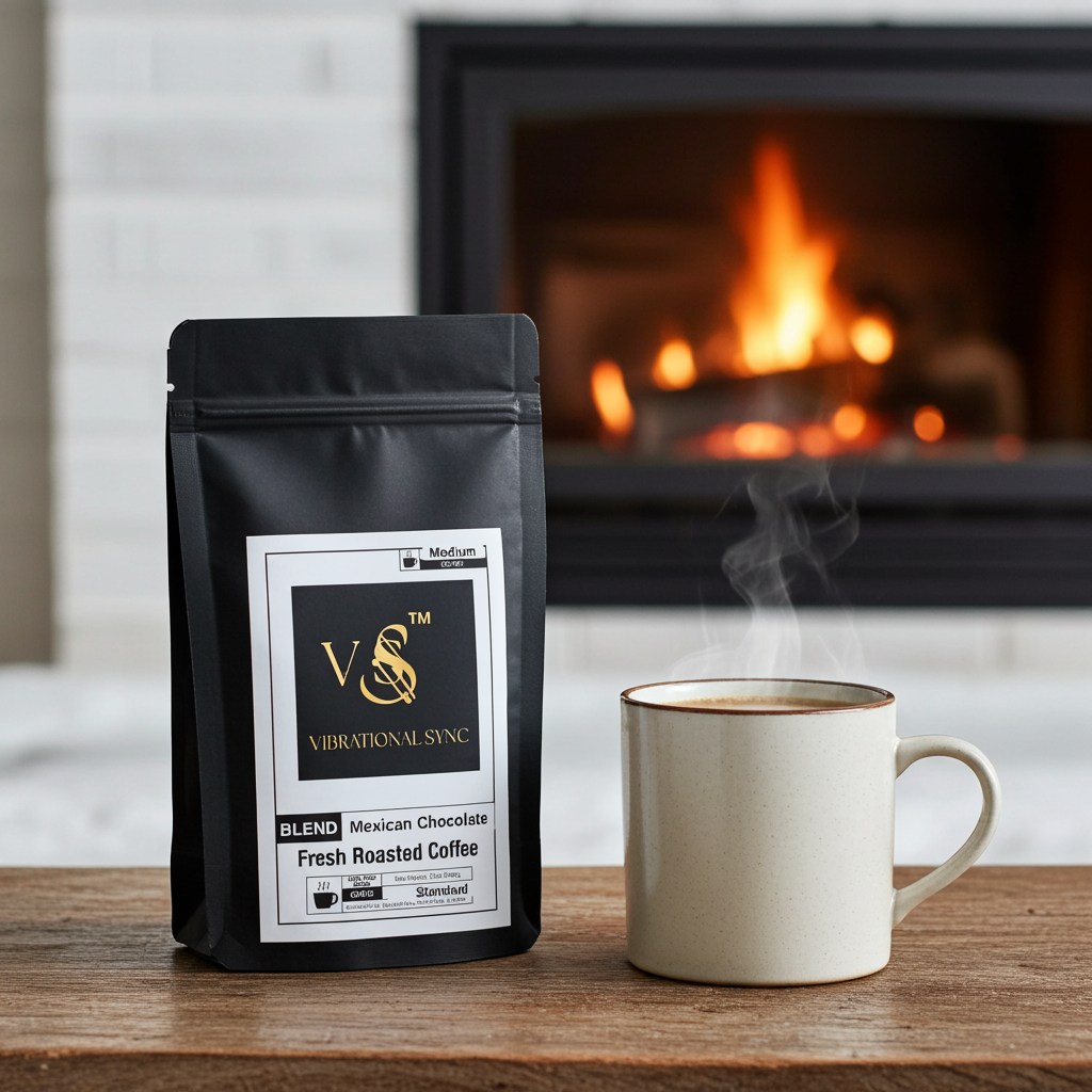 Mexican Chocolate coffee brewed cup — Vibrational Sync