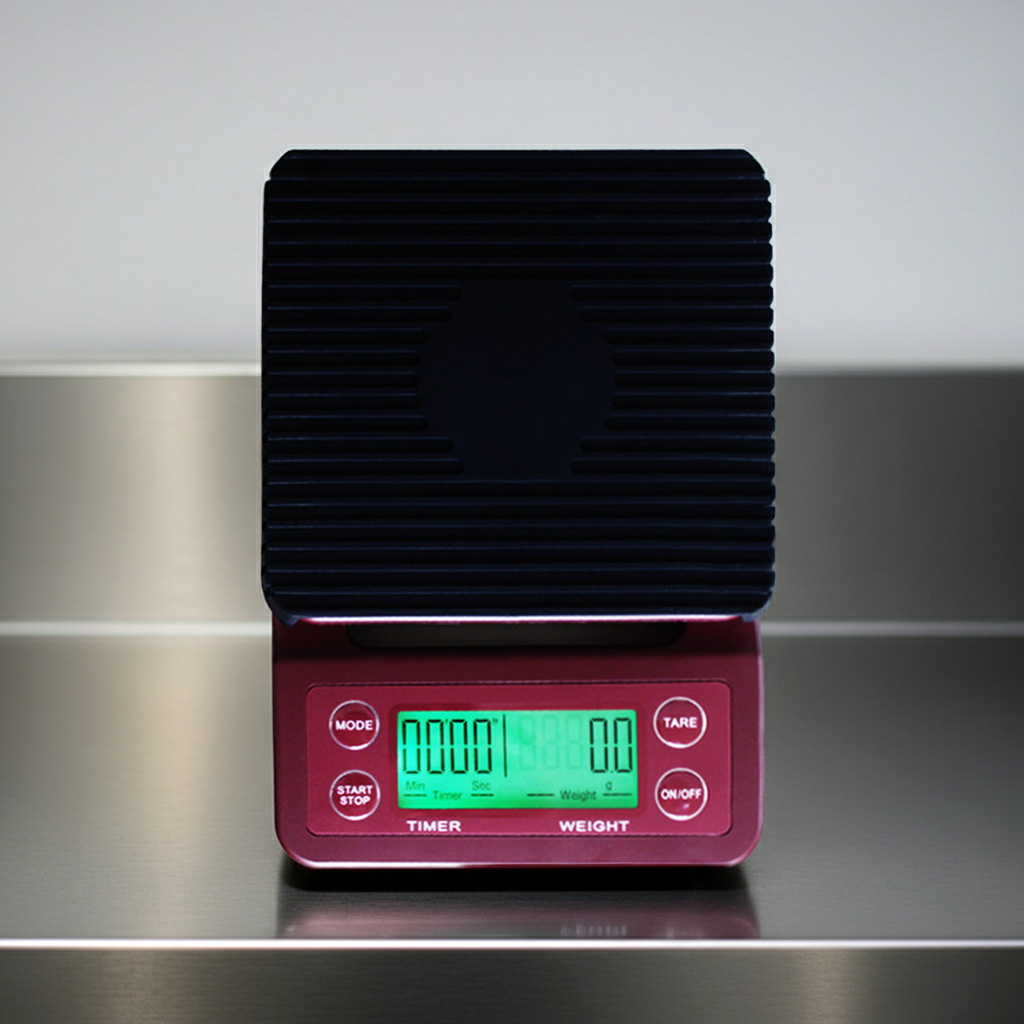 Digital Coffee Scale with Built-In Timer (0.1g Precision)