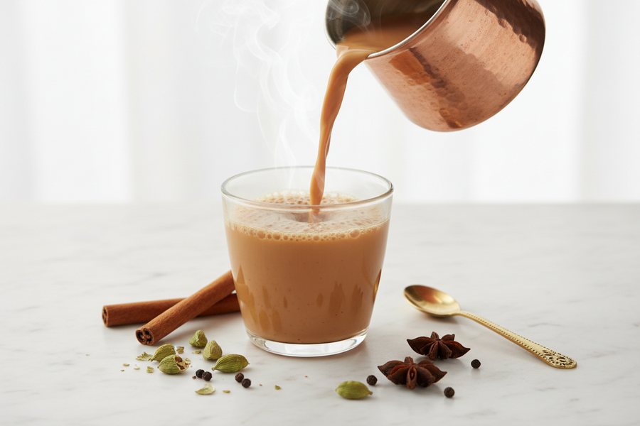 Masala Chai Tea - Traditional Indian Spiced Tea | VibrationalSync
