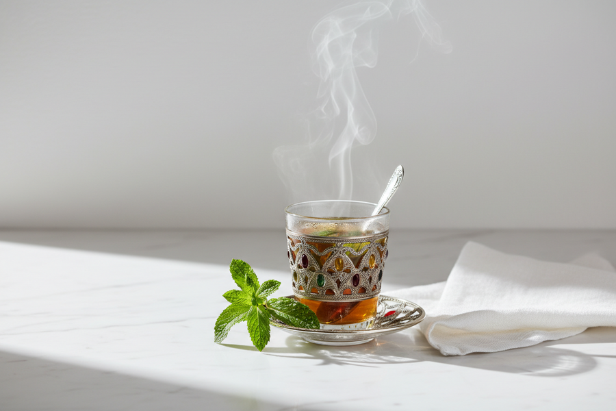 Moroccan Mint Tea – Aromatic and Refreshing Drink | VibrationalSync