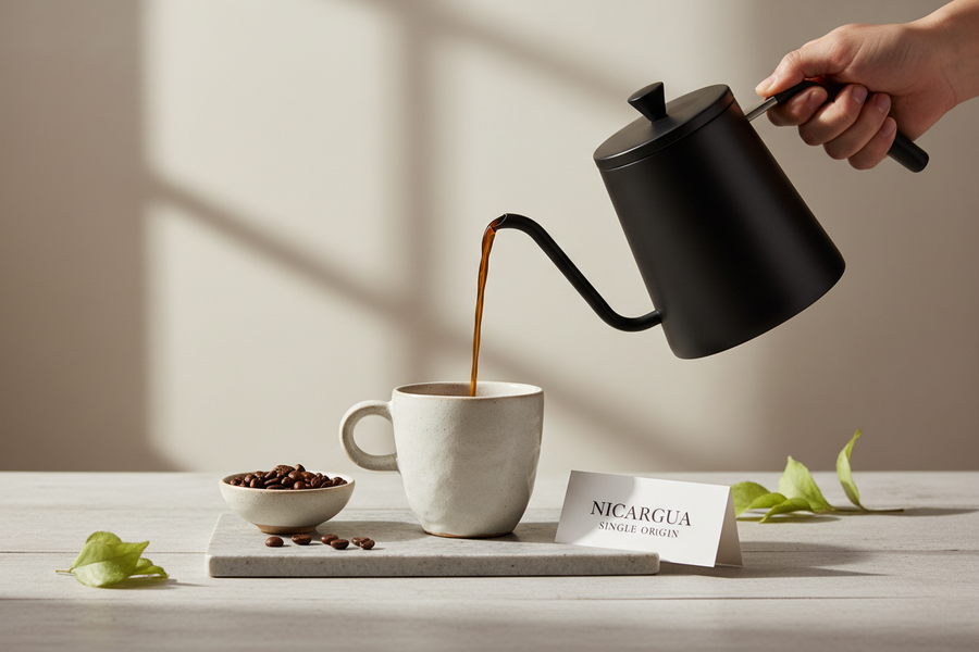 Nicaragua Coffee - Single Origin Medium Roast Arabica | VibrationalSync