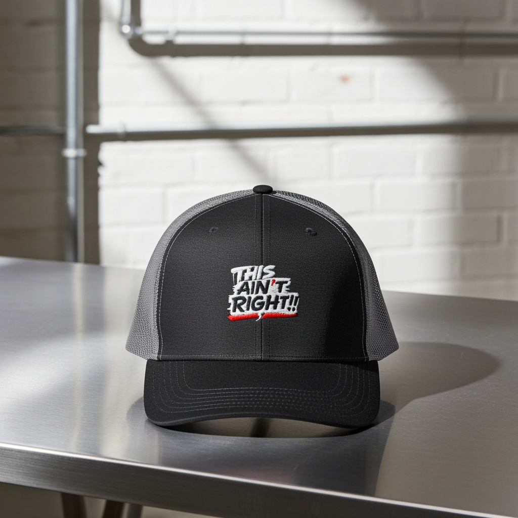 This Ain't Right (Embroidered) Trucker Cap | Vibrational Sync