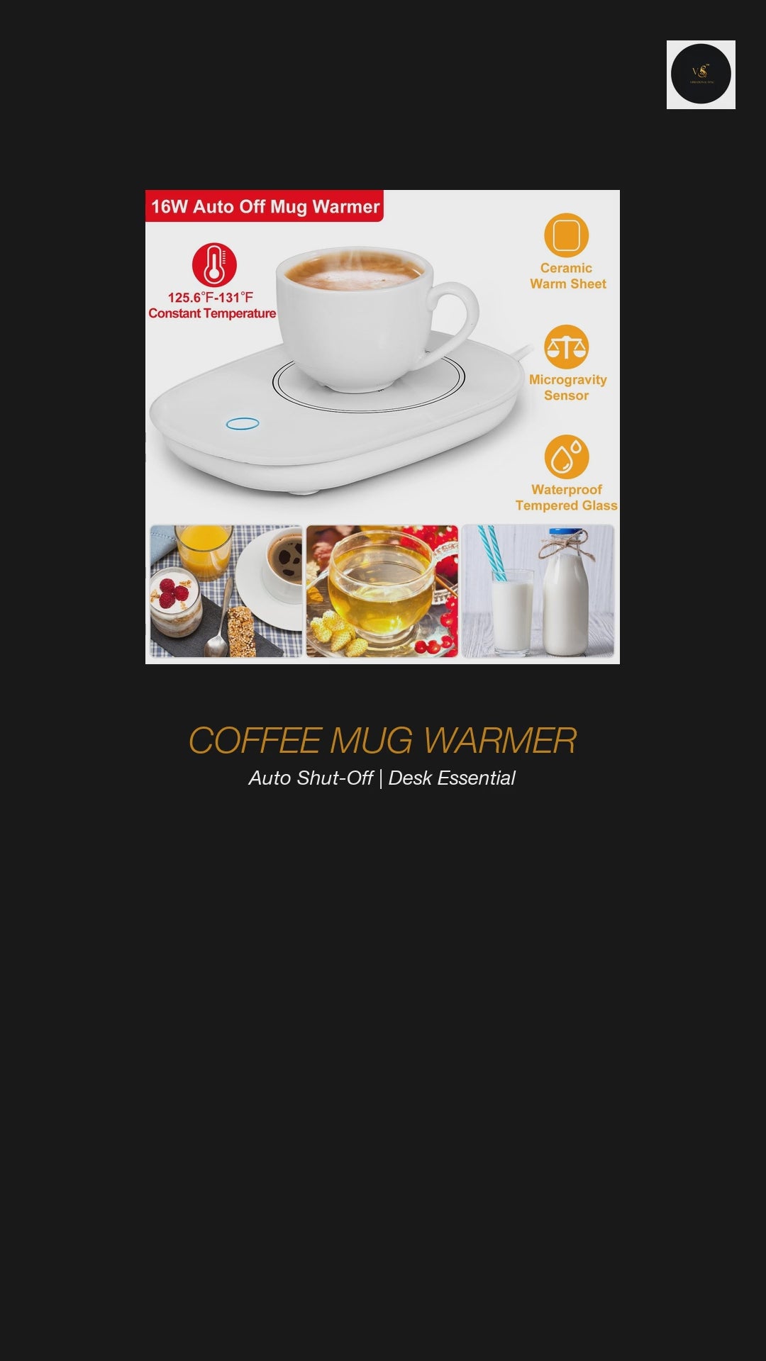 Auto Shut-Off Coffee Mug Warmer product video