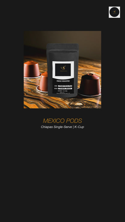 Mexico Coffee Pods - Single Origin K-Cup Medium Roast product video
