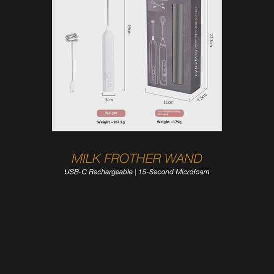 Milk Frother Wand product video
