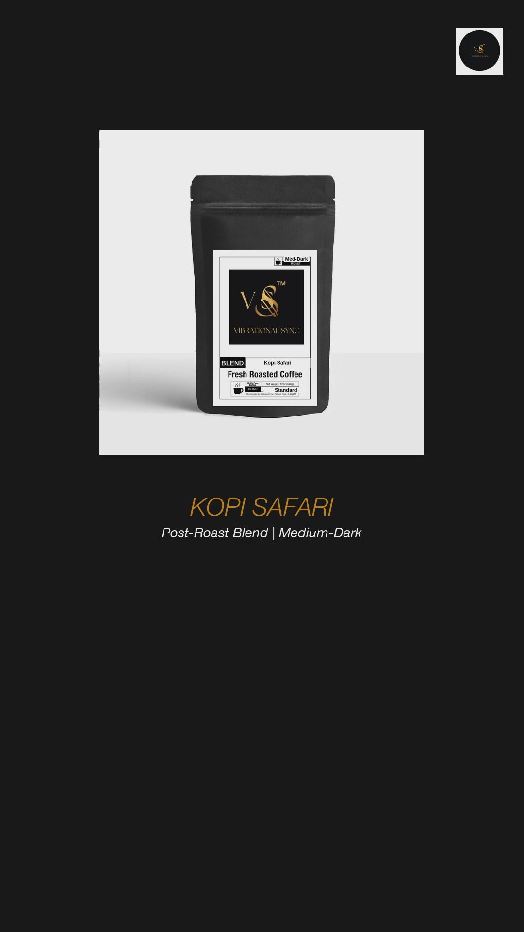 Kopi Safari Coffee - Premium Medium-Dark Roast Blend product video