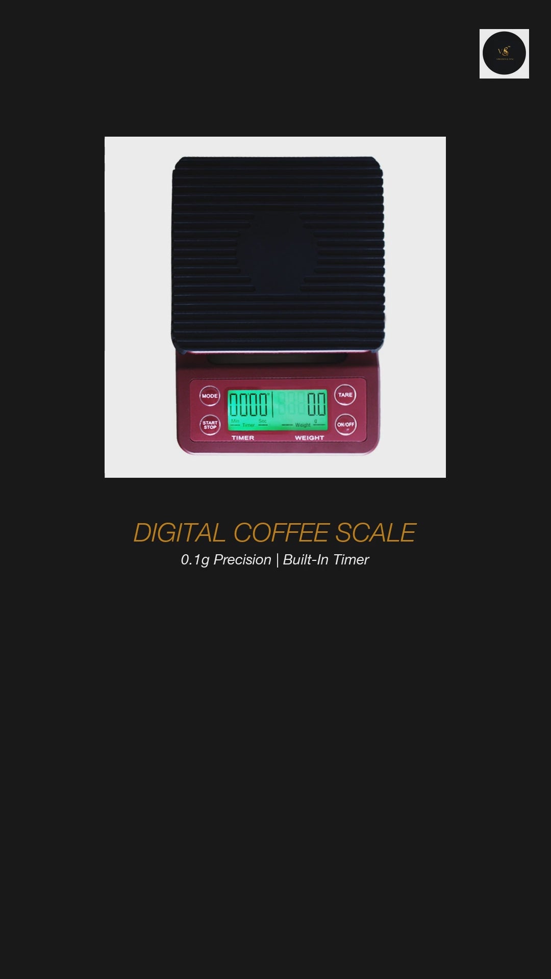 Digital Coffee Scale product video