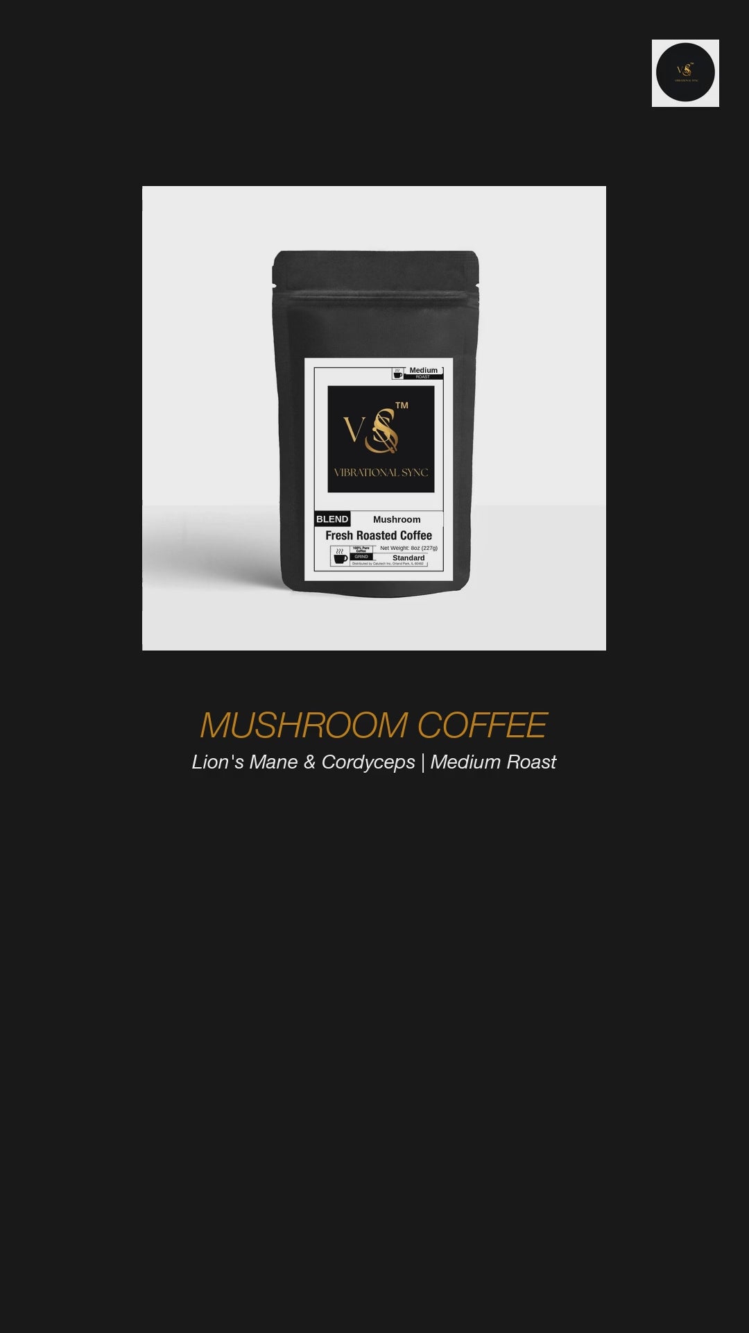 Mushroom Coffee - Lions Mane and Cordyceps Medium Roast product video