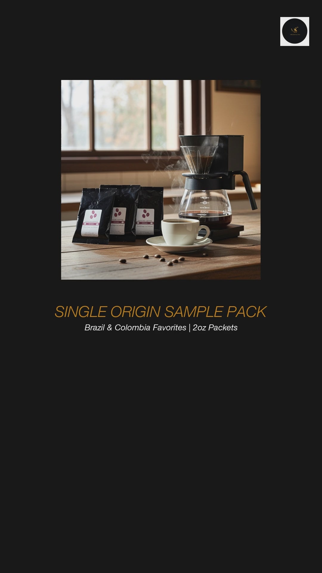 Single Origin Coffee Sample Pack - Brazil & Colombia product video