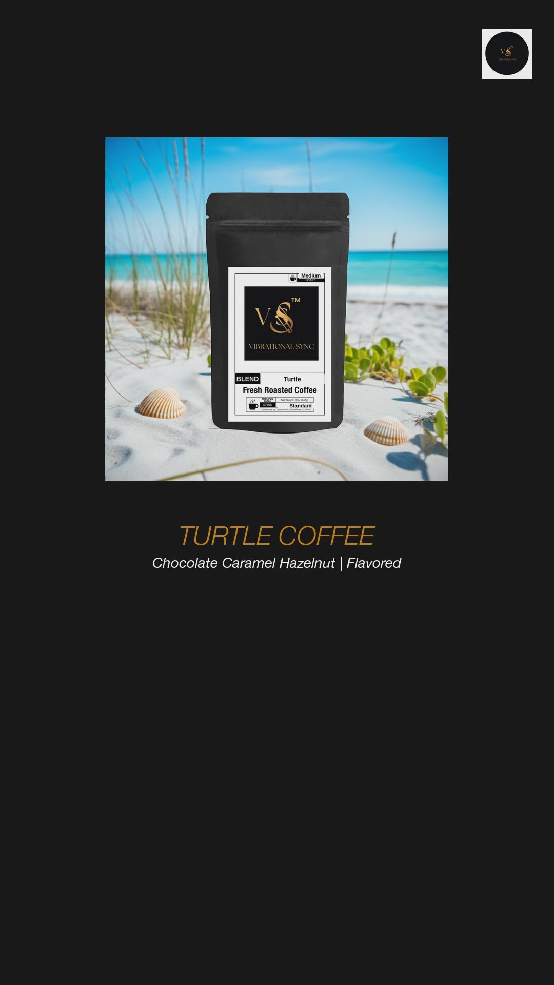 Turtle Flavored Ground Coffee - Chocolate Caramel Hazelnut product video