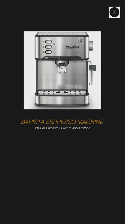 Barista 20-Bar Espresso Machine with Milk Frother product video