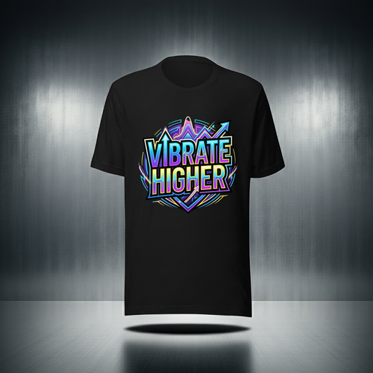 Vibrate Higher - Premium Unisex Soft Cotton Tee